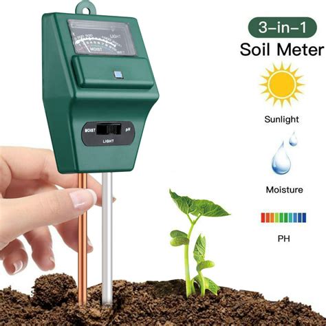 using 3in1 plant flowers soil tester moisture light ph meter|3 in 1 soil tester instructions.